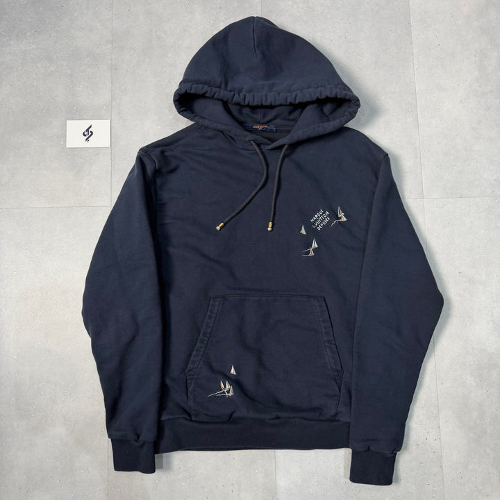 Louis Vuitton Navy Hoodie ( M )