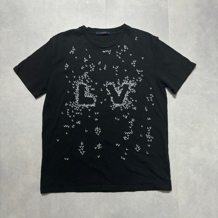 LV Scatter T-Shirt Black - 9/10 ( L )