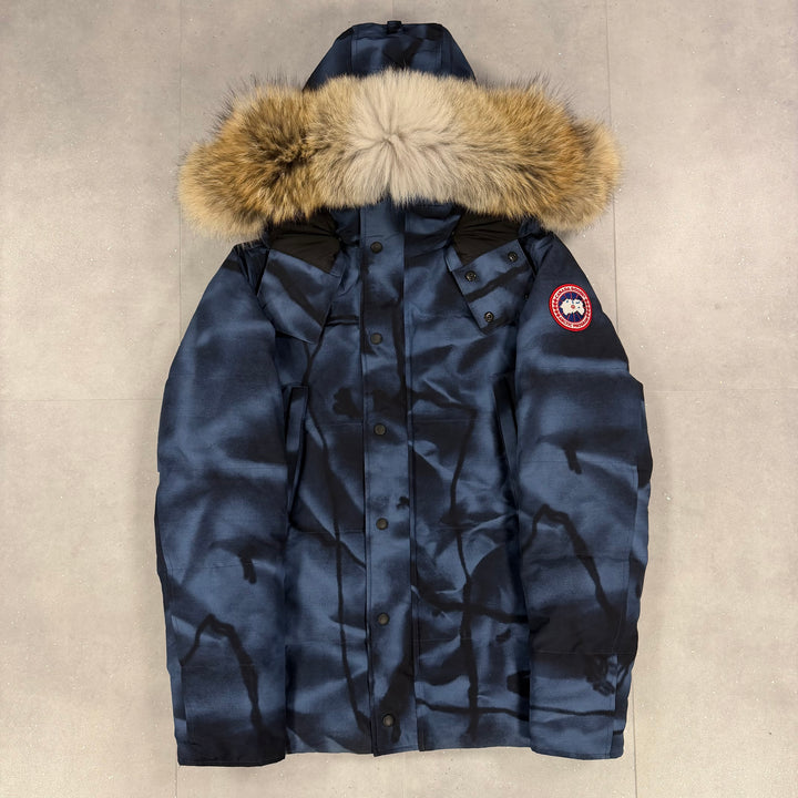 Wyndham Parka Blue Abstract Camo ( S )