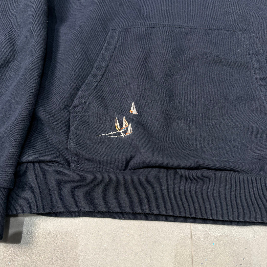 Louis Vuitton Navy Hoodie ( M )