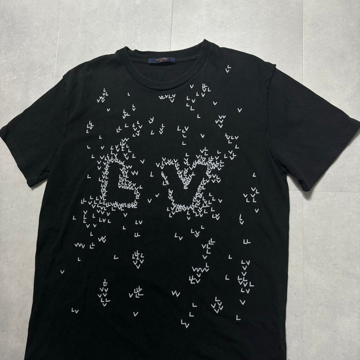 LV Scatter T-Shirt Black - 9/10 ( L )